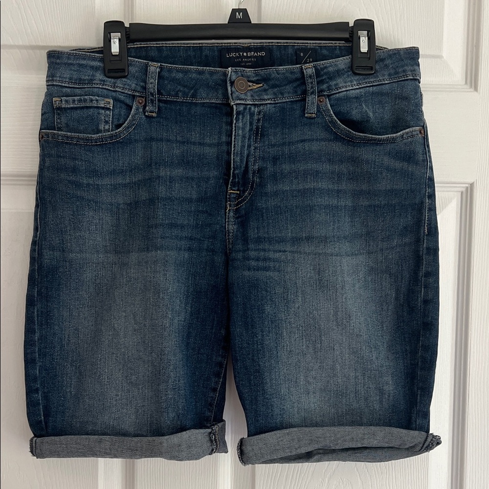 Lucky Brand Dark Blue Denim Shorts